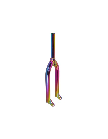 20 Mx Fork Steel 1-1/8 Inch Threadless Oil Slick.